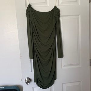 Off the shoulder minidress
